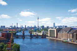 Blick auf Berlin und die Spree