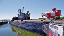 U-Boot im Hafen von Peenemünde