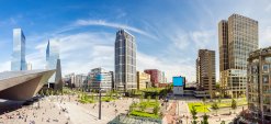 Skyline der Stadt Rotterdam