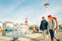 Im Hafen von Vitte auf der Insel Hiddensee