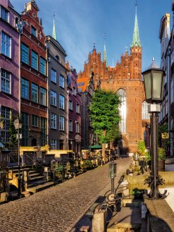 Marienstraße in der Altstadt von Danzig